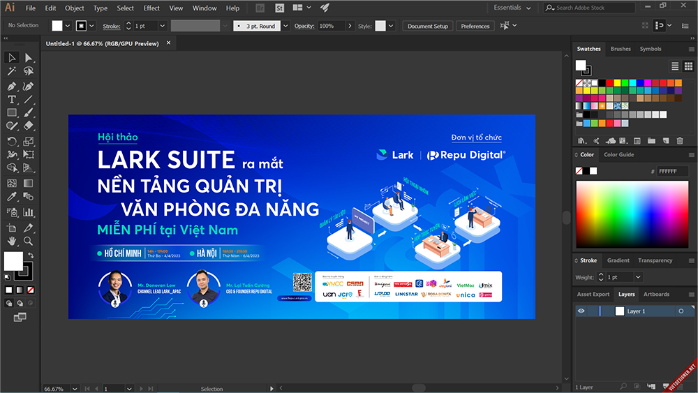 Illustrator giúp tăng hiệu quả hoạt động marketing